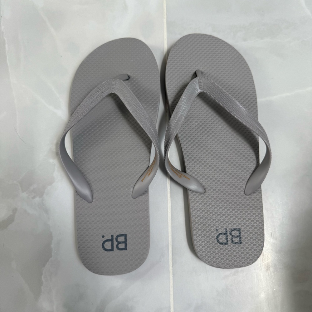 BP Gray Simple Flip Flops